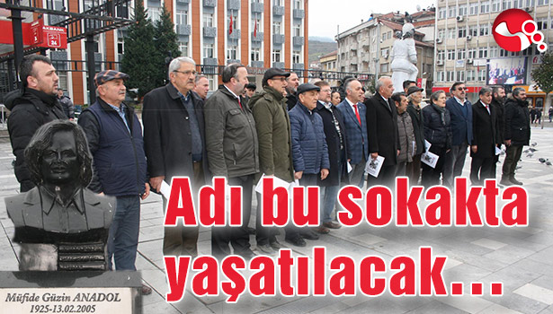 Adı bu sokakta yaşatılacak...