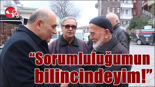 Şahin: "Sorumluluğumun bilincindeyim!"