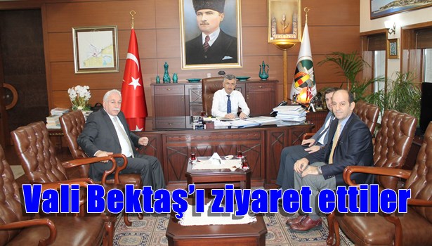 Vali Bektaş'ı ziyaret ettiler