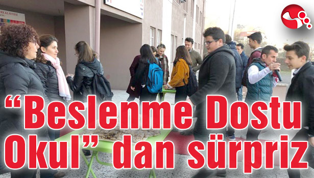 "Beslenme Dostu Okul" dan sürpriz