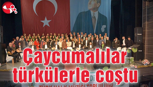 Çaycumalılar türkülerle coştu