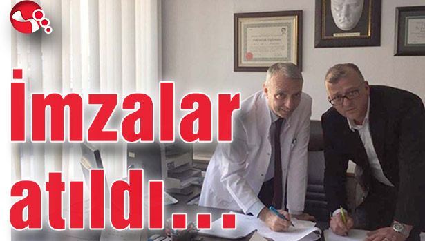 İmzalar atıldı...