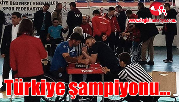 Türkiye şampiyonu...