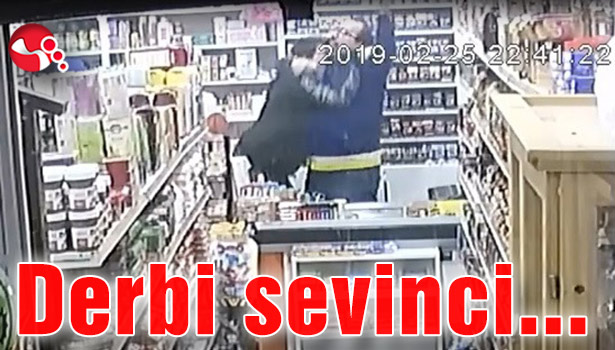 Markette derbi sevinci...