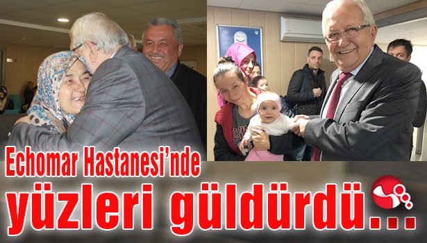 Posbıyık Echomar Hastanesi'nde yüzleri güldürdü...