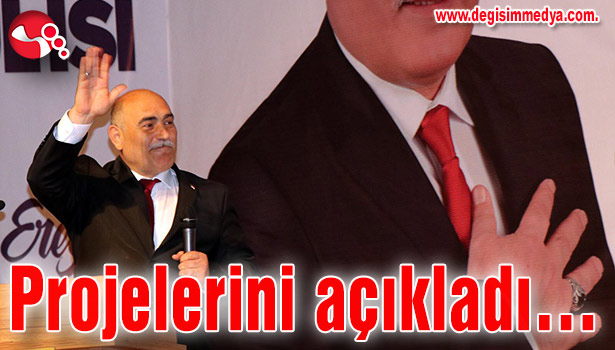 Ak Parti Kdz.Ereğli Blediye Başkan Adayı Erol Şahin projelerini açıkladı...