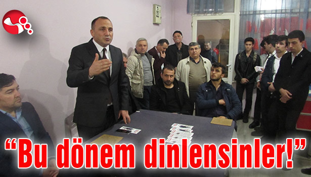 Talat Şeker: "Bu dönem dinlensinler!"