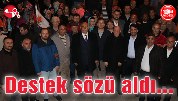 Erol Şahin destek sözü aldı...