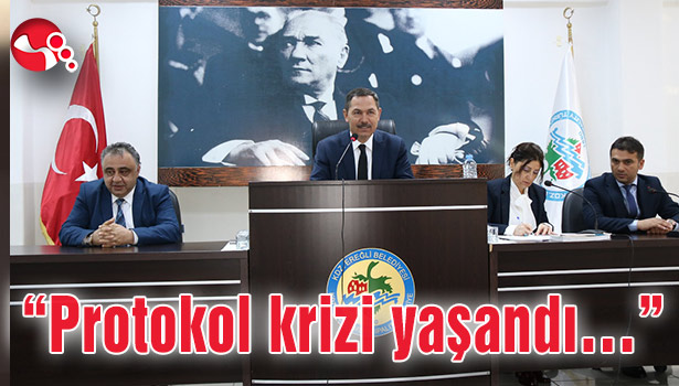 "Protokol krizi yaşandı..."