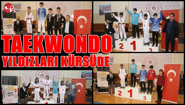 Taekwondo yıldızları kürsüde!
