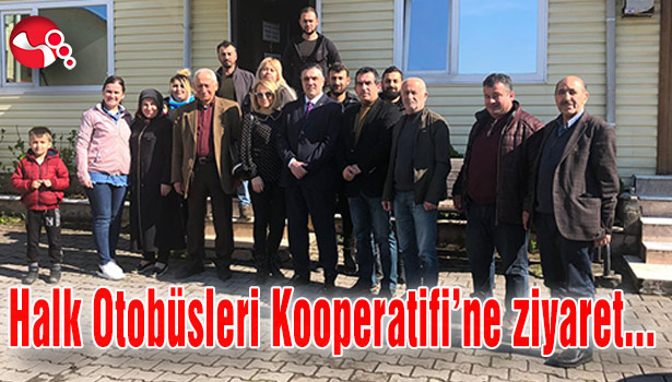 Burak Müftüoğlu,Halk Otobüsleri Kooperatifi'ni ziyaret etti...