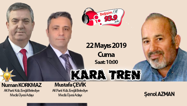 Kara Tren'in konukları Korkmaz ve Çevik