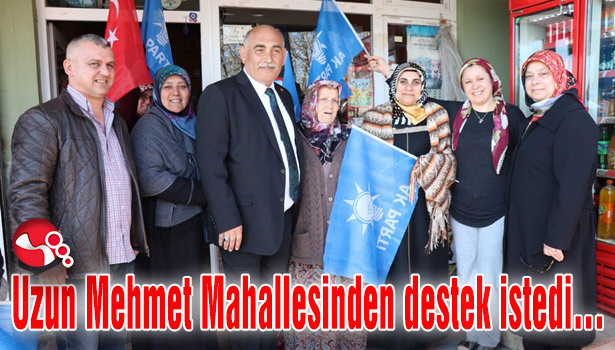 Uzun Mehmet Mahallesinden destek istedi...