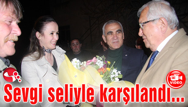 Posbıyık sevgi seliyle karşılandı...