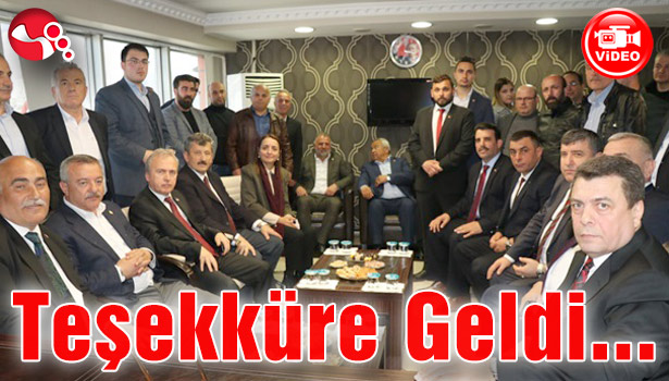 Pevrul Kavlak Erol Şahin'e Teşekküre Geldi...