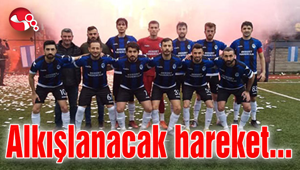 Amatör maçta alkışlanacak hareket...