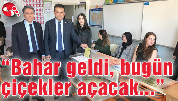 "Bahar geldi, bugün tüm Türkiye'de çiçekler açacak"