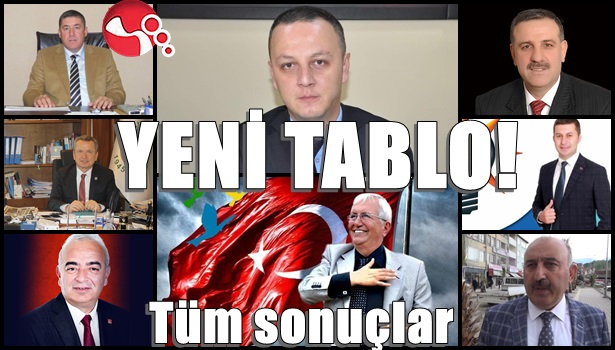 Yurt Geneli, İlçe ve beldelerde resmi olmayan sonuçlar...