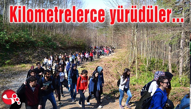 Fizyoterapistler kilometrelerce yürüdü...