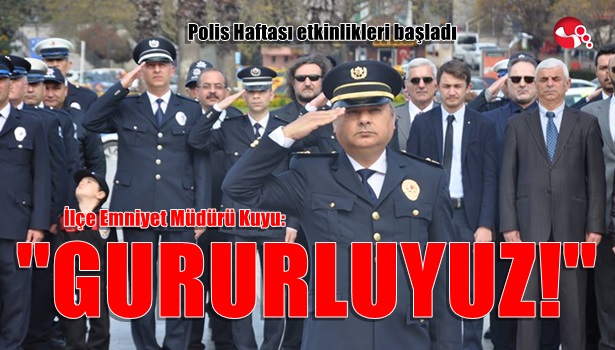 Polis Haftası etkinlikleri çelenk töreniyle başladı