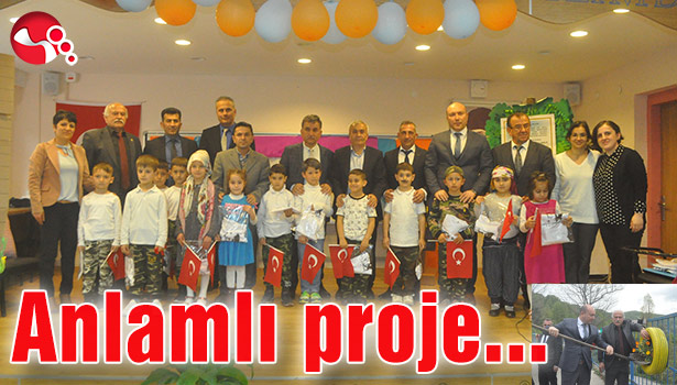 Okuma bayramında anlamlı proje...