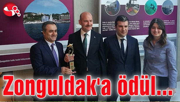 İçişleri Bakanı Süleyman Soylu'dan Zonguldak'a ödül...
