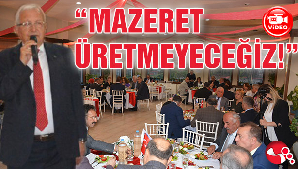 "MAZERET ÜRETMEYECEĞİZ!"