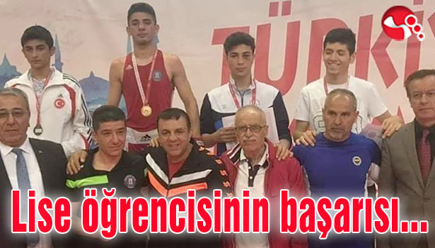 Lise öğrencisinin başarısı...