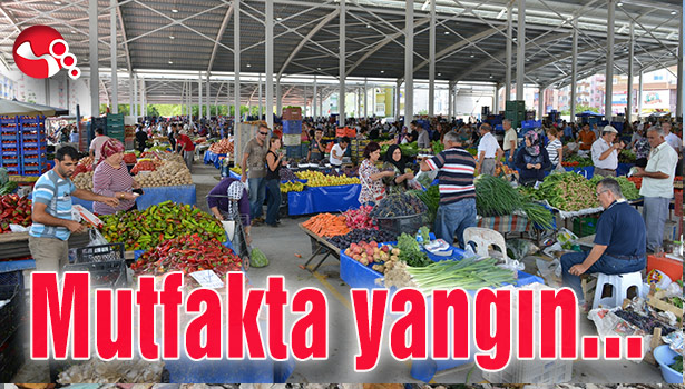 Mutfakta yangın sürüyor...