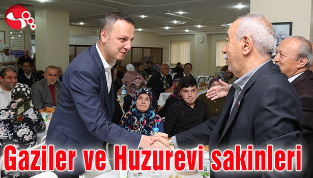 Gaziler Derneğive Huzurevi sakinleriyle iftar programı...