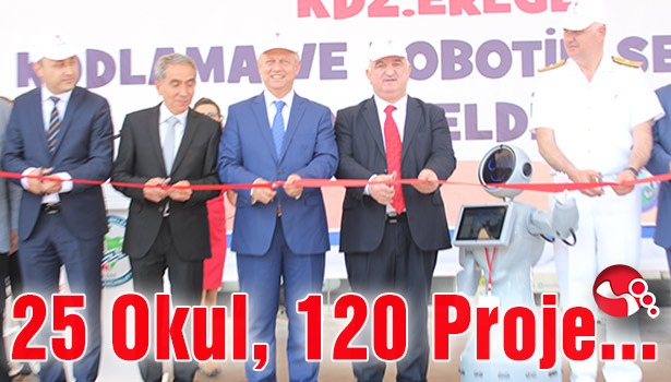 25 Okul, 120 Proje Kodlama ve Robotik Şenliği...