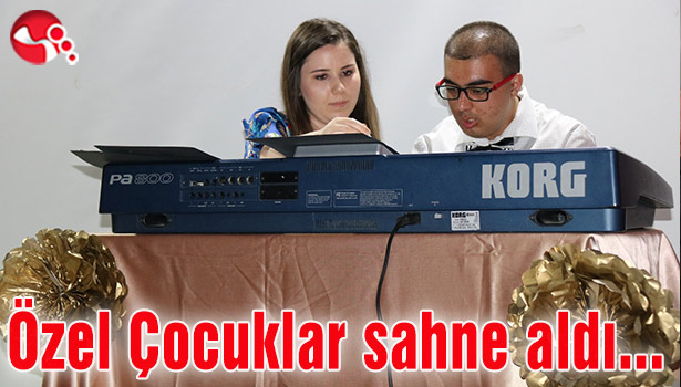 Özel Çocuklar sahne aldı...