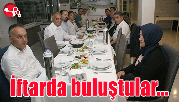 Kurum amirleri iftarda buluştu...