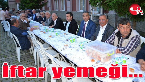 Çaycuma'da iftar yemeği...