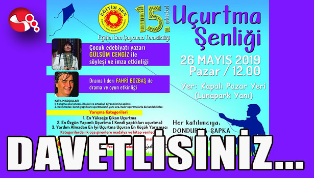 Uçurtma Şenliği'ne davetlisiniz...