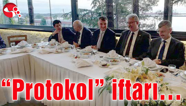 Genel Müdür'den "Protokol" iftarı...