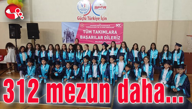 Erdemir İlkokulu 312 mezun daha verdi...