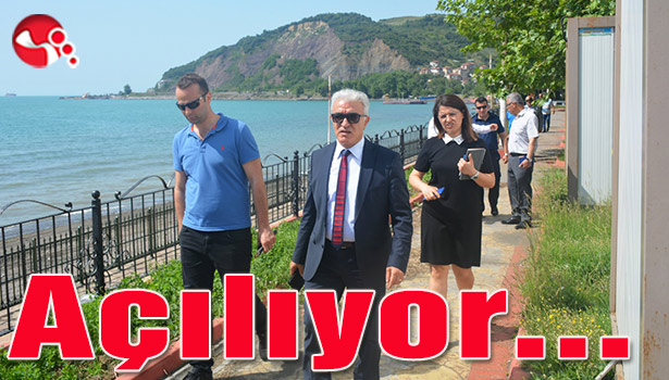 Belediye plajı açılıyor...