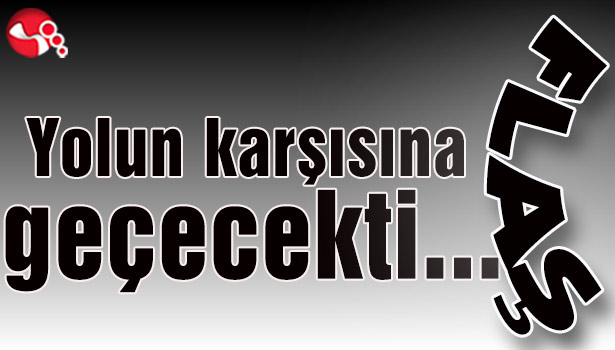 Yolun karşısına geçecekti...