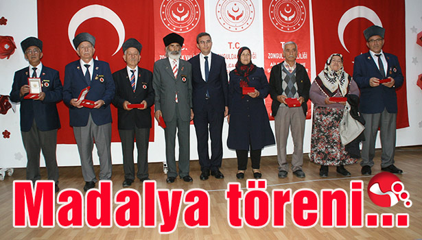 Kıbrıs Gazileri madalya töreni...