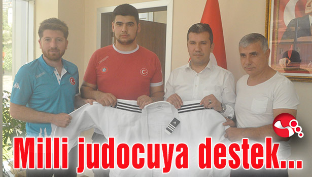 Milli judocuya destek...