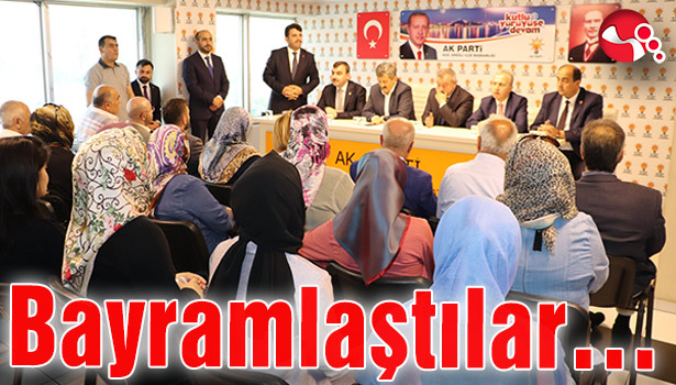 Ak Partililer bayramlaştı...
