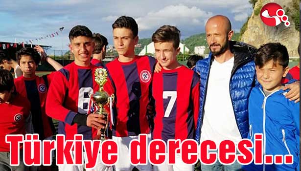 Türkiye derecesi yaptı...