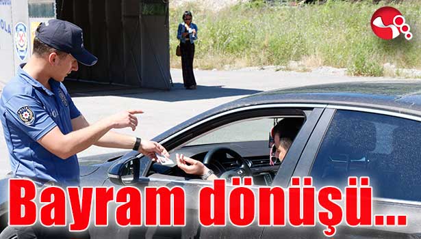 Tatilcilerin bayram dönüşü başladı