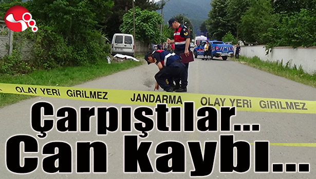 Çarpıştılar...Can kaybı...
