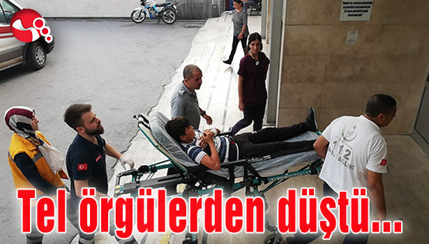 Tel örgülerden düştü...