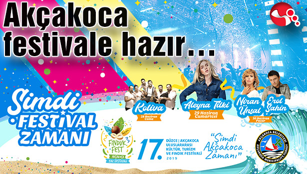 Akçakoca festivale hazır...