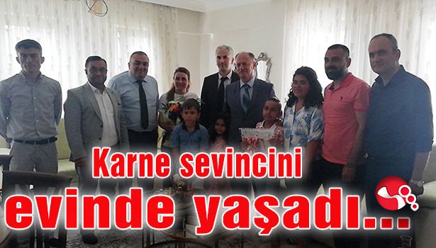 Karne sevincini evinde yaşadı...