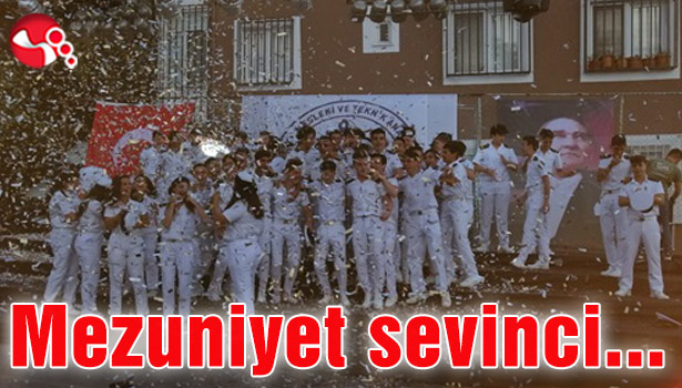 Mezuniyet sevinci...