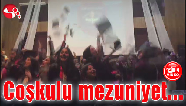 165 öğrenci mezuniyet coşkusu yaşadı...